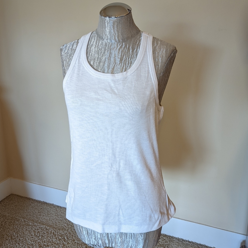 White CAbi racerback tank